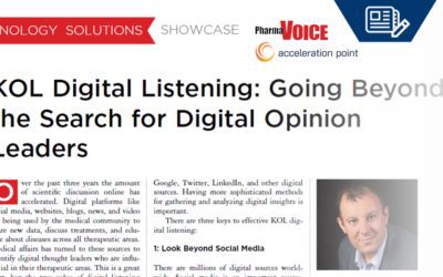KOL Digital Listening: Going Beyond the Search for Digital Opinion Leaders
